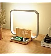 Toiysyy Sunrise Alarm Clock for Heavy Sleepers with Wireless Charger, Wake Up Light, Sleep Aid wi...