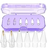 AZF Replacement Tips for Apple Pencil Pro/USB-C/2nd Gen/1st Gen Tips with Storage Box,Mix Metal w...