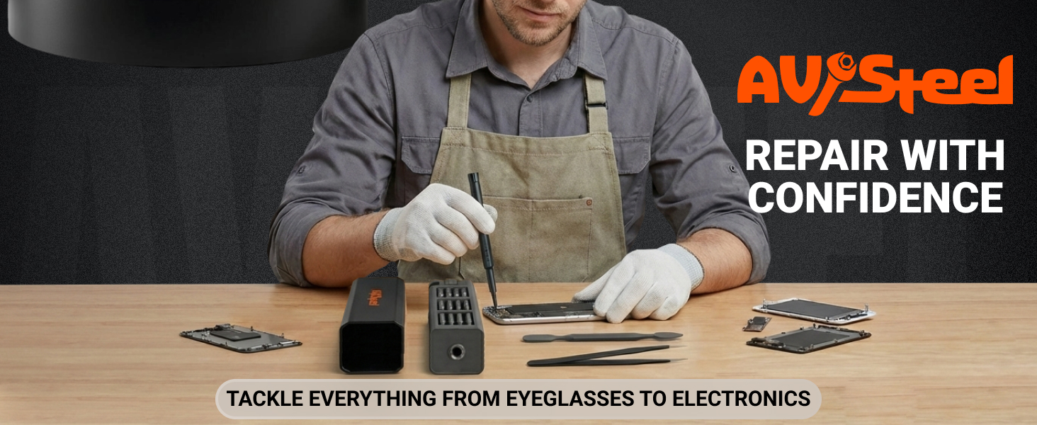 mini screwdriver set with case