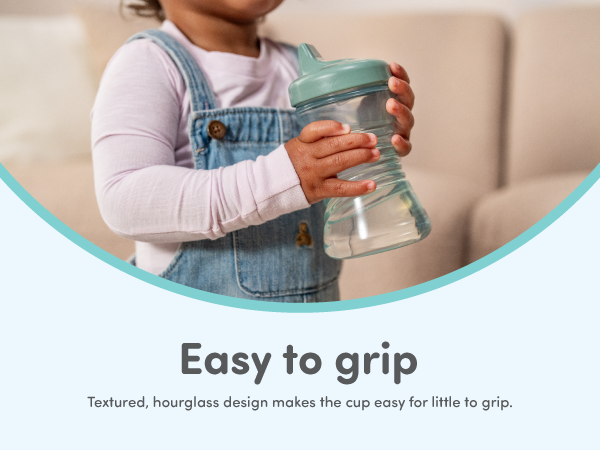 nuk first choice fun grips sippy cup hard spout spill proof leak proof toddler cup bpa free 9 months