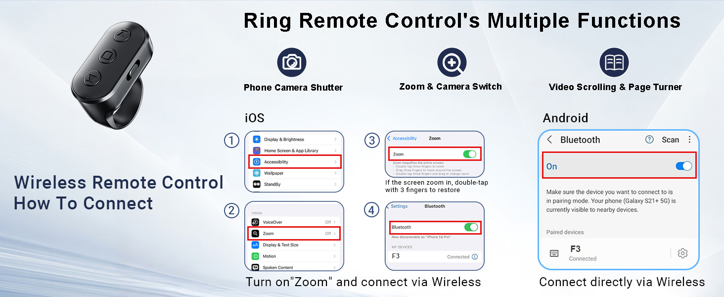 Ring Remote Control&amp;#39;s Multiple Functions