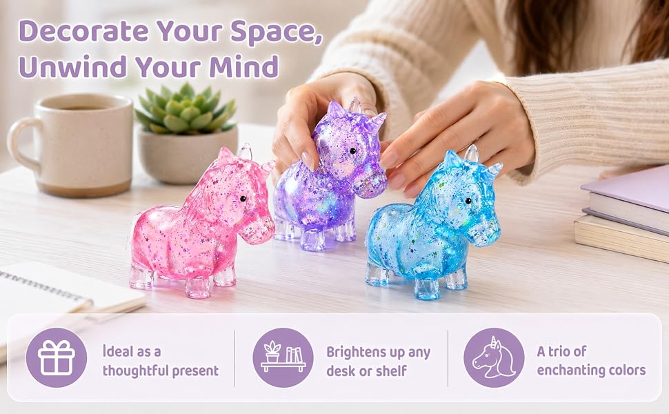 Cute Squishy Unicorn Stress Balls Execut