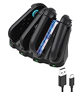 CHARM FOCUS Charging Dock for 2025 Nintendo Switch 2 JoyCon, 4-Port Magnetic Controller Fast Char...