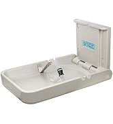 Modundry Baby Changing Diaper Station - Vertical Wall Mounted, Sturdy &amp; Durable- with Safety Stra...