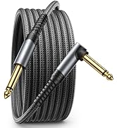 JSAUX Audio Instrument Cable 10ft, Amp Cable Compatible with Electric Guitar, Bass, Drums, Pedals...