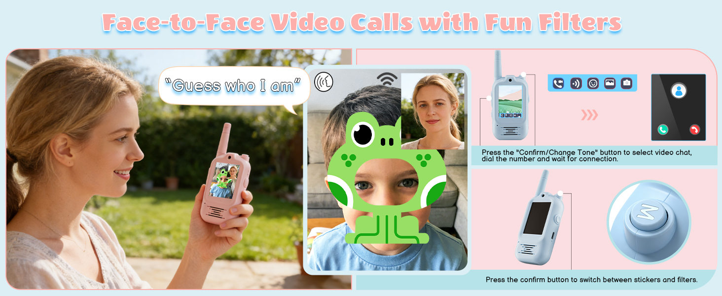 Spark endless creativity with 5 voice-changing effects and fun video filters.