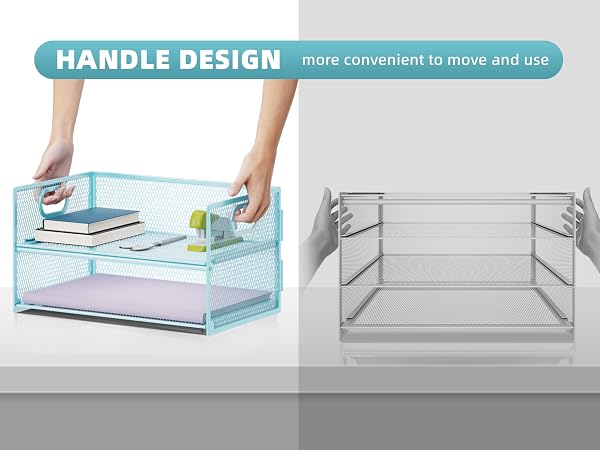 desk organizer with handle