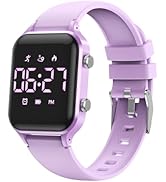 L LAVAREDO Waterproof Kids Digital Watches for Boys Girls,Sport Watch with Pedometer Stopwatch Vi...