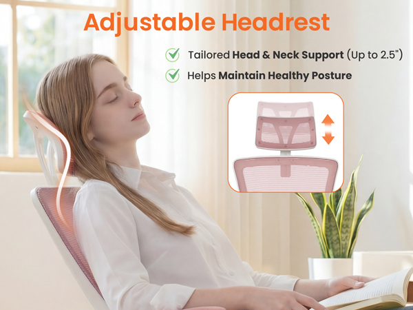 Ergonomic Chair with Adjustable Lumbar Support