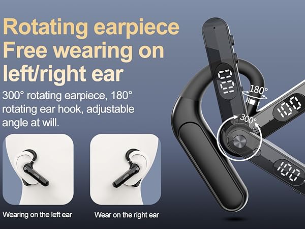 comfort single ear bluetooth headset for driving