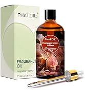 PHATOIL Champagne Grapes &amp; Roses Fragrance Oils for Diffuser, 3.38FL.OZ Diffuser Oils for Home, P...