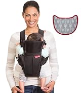 Infantino Swift Classic Carrier with Pocket, 2-Ways to Carry Carrier with Wonder Bib &amp; Essentials...