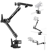 EMART 20" Heavy Duty Magic Arm Camera Mount with Super Clamp and Platform, Camera Mounts &amp; Clamps...