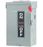 3P 30Amp 240V 3 Wire Heavy Duty Safety Switches,Ac Disconnect Switches Box,Quick Disconnect Safet...