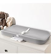 COMOMY Baby Changing Pad and Scale, 2 in 1 Wipeable Diaper Changing Pad for Dresser with Accurate...