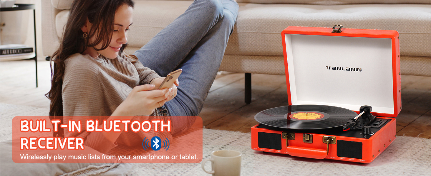 record players for vinyl with speakers