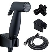 Eurolife Handheld Toilet Bidet Sprayer with Lockable Push Button, Bidet Hose for Feminine Wash, C...