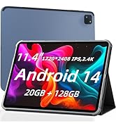11 inch Tablet, Android 14 Tablet, Android Tablets with Case, 2.4K HD Touchscreen, Helio G99 Octa...
