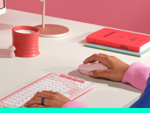 Logitech POP ICON COMBO Wireless Bluetooth Programmable Keyboard and Mouse Bundle