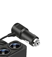 Multi-Function Cigarette Lighter Splitter, Cell Phone Charger, Car Charger, 4 Cigarette Lighter S...
