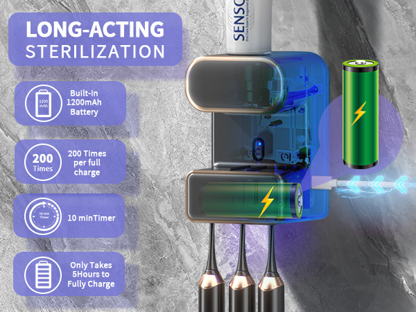 Wall Mounted Electric Toothpaste Dispenser with 3 Toothpaste Slots