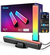 Govee Smart LED Light Bars, Work with Alexa and Google Assistant, RGBICWW WiFi TV Backlights with...