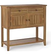 Giantex Buffet Cabinet with Storage Shelf, 2 Drawers, Farmhouse 2-Door Wood Sideboard, 36”x14”x34...