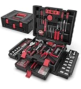 Sundpey Home Tool Kit with Drawer - 379-PCs Protable Complete Household and Auto Repair Tool Set ...