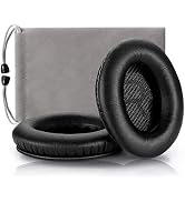 Headphones Replacement Ear Pads Cover,for Bose Quietcomfort QC15 QC25 QC35 35 ii Headsets (Black)