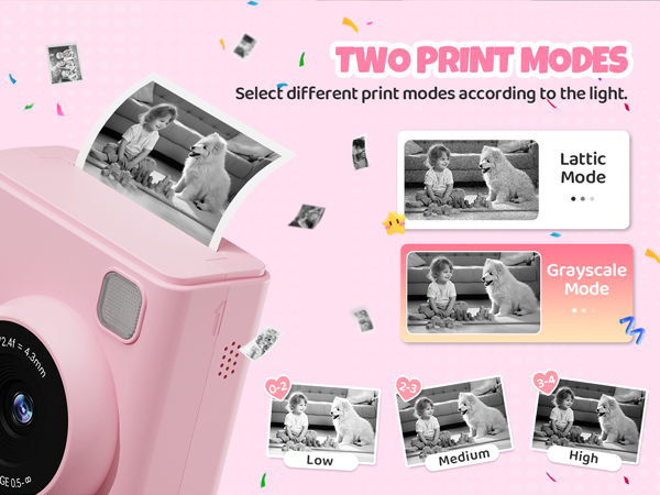 Kids Camera Instant Print