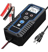 AUTOUTLET 8V Golf Cart Battery Charger 0–15A Smart Automatic, Trickle Charger &amp; Battery Maintaine...