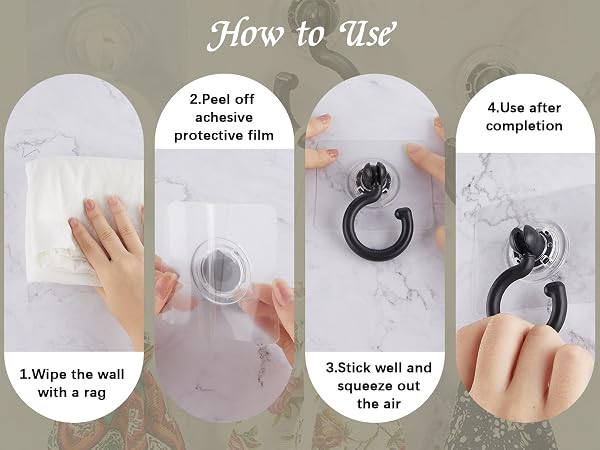 Adhesive Mosquito Net Ceiling Hooks