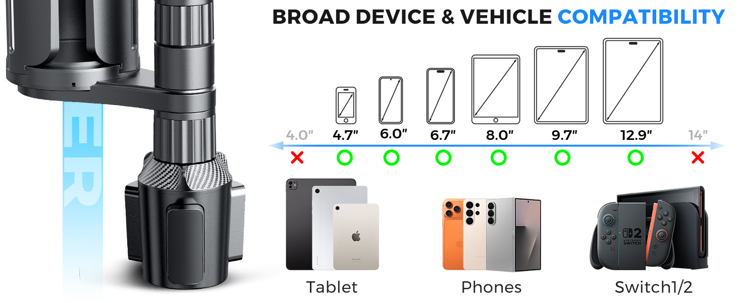 278 Tablet holder for car