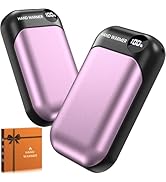 Hand Warmers Rechargeable 2 Pack, 4-Levels 104°F to 131°F Electric Hand Warmers, UL Certified Saf...