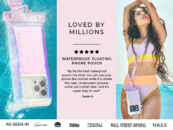 lanyard strap floating phone pouch touch screen ip68 waterproof phone pouch beach travel essentials 
