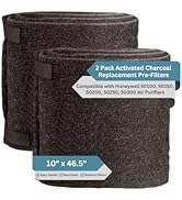 Honeywell 50100, 50150, 50200, 50250, 50300 Air Purifiers Compatible Pre Filter Deodorizes Air an...
