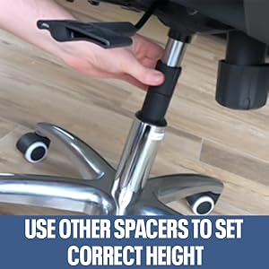 Easy fix for a sinking office chair