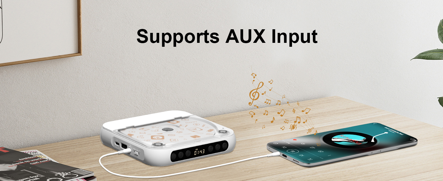 KC918 white cd player