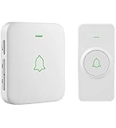 AVANTEK Wireless Doorbell, Mini Waterproof Door Bell Chime Operating at 1000 Feet, CW-11 Doorbell...