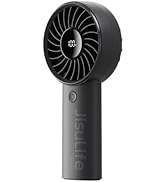 JISULIFE Handheld Mini Fan, 5000mAh Upgraded Portable Fan with Powerful Wind, USB Rechargeable Mi...