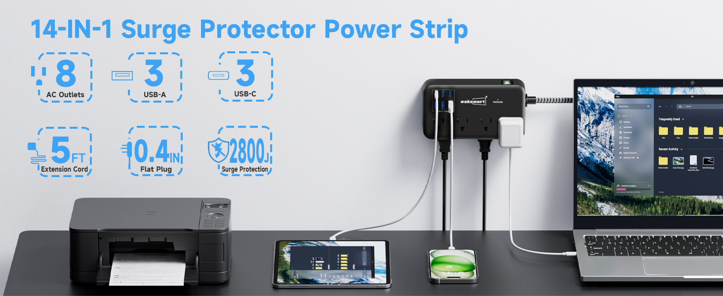 surge protector with usb ports