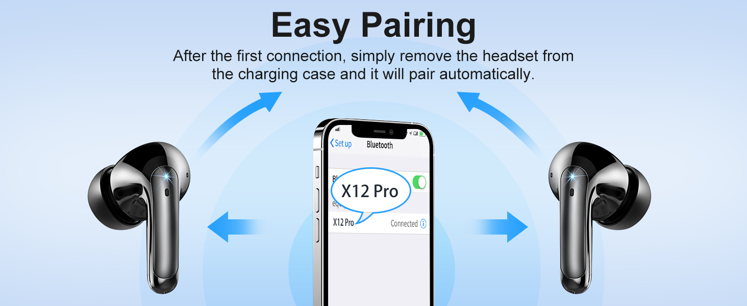 Bluetooth Headphones automatic pairing