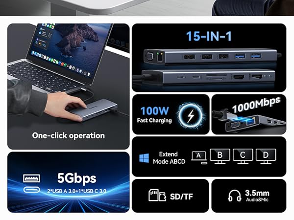 usb c hub multiport adapter usb c dock laptop docking stations docking station 3 monitors usbc hub