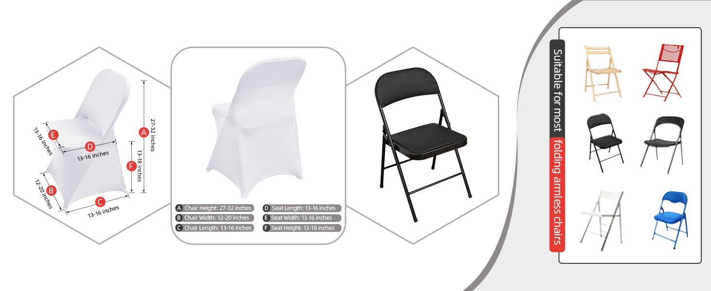Suitable For Most Armless Folding Chairs
