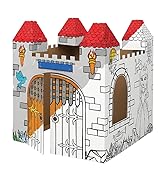 Bankers Box at Play Castle Playhouse, Cardboard Playhouse and Craft Activity for Kids