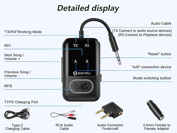 airplane bluetooth adapter