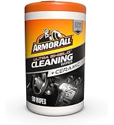 Armor All Ultra Shield + Ceramic Cleaning Wipes, Car Interior Cleaner Wipes with Stain-Repelling ...