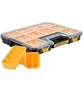 POWERTEC Small Parts Organizer &amp; Tool Box – 20 Compartments, IP65 Water &amp; Dust Protection, Stacka...