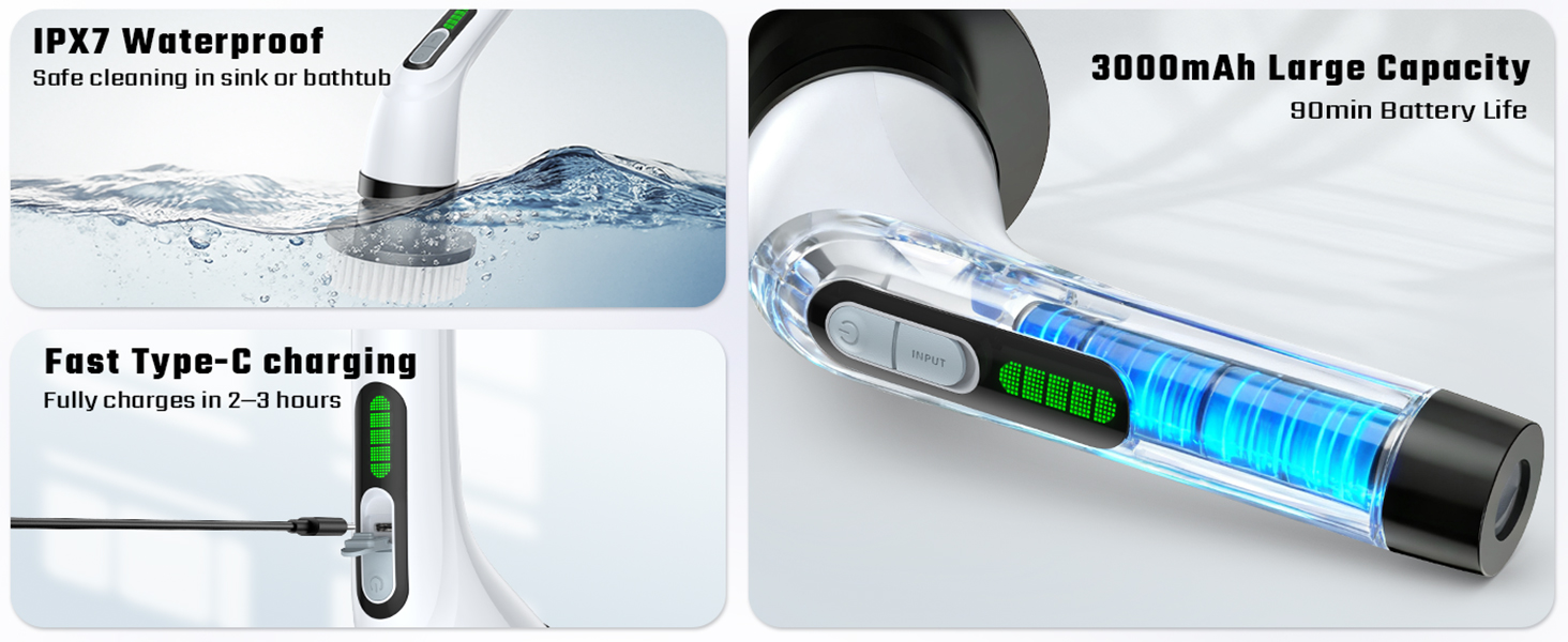 scrubber for shower electric spin scrubber for cleaning rotating brush for cleaning shower essential