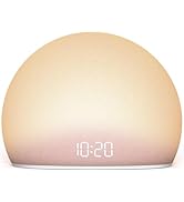 HOUSBAY Sunrise Alarm Clock, White Noise Sound Machine for Bedroom | Natural Wake-Up Light with G...